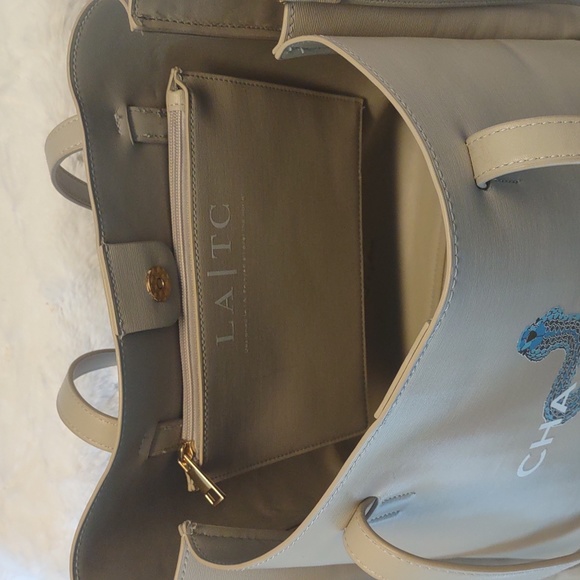 Cha Cha Cha Nel Snake Logo Tote by LA/TC Los Angeles Trading Company - Picture 4 of 16